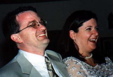 Randy and Bethany laughing